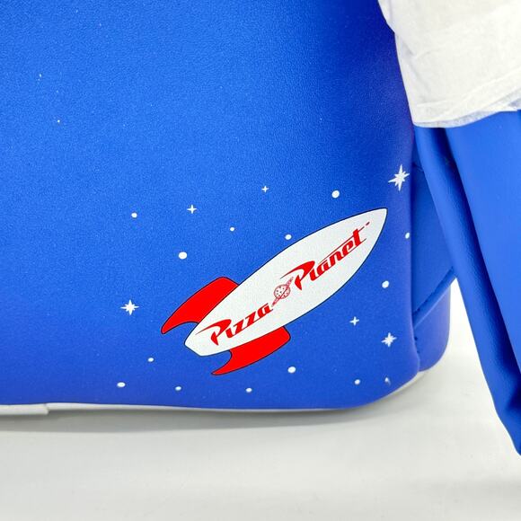 Loungefly Disney Toy Story Pizza Planet Space Entry Buzz Woody Mini Backpack New - Picture 5 of 8